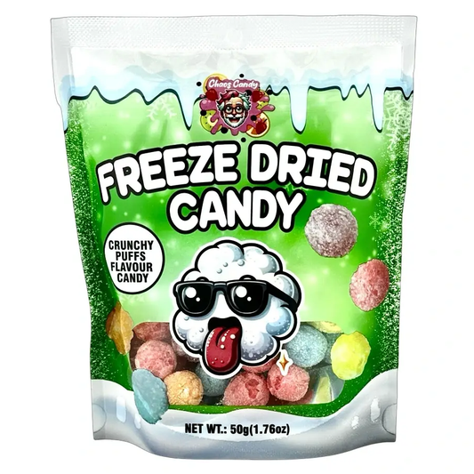 Chaos Candy - Freeze Dried Candy Puffs - Green 50g